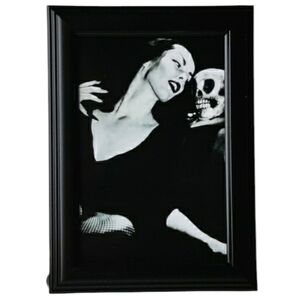 Vintage Vampira  Horror Queen beauty skeleton gothic goth 60s 70s vamp skull emo